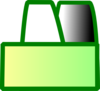 Green New Tab Clip Art